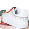 1pc Crystal Fringe Rhinestone Chain Shoe Decoration, Removable Chain Suitable For  Boots, Sports Shoes, Canvas Shoes