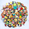 30 Random Cute Ins Fast Food Shoe Charms, Premium Odorless Glossy PVC, Multi-Functional Ornaments For Girls Casual Outfits